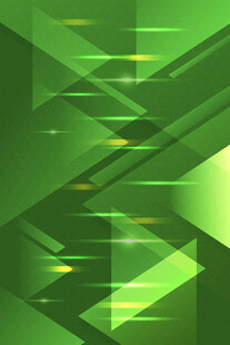 绿色几何抽象动感背景图