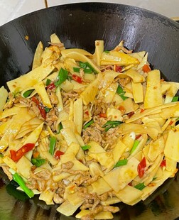 竹笋炒肉丝