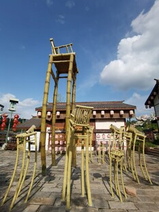 户外木质游乐设施景观
