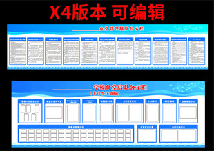 校园食堂资质公示栏