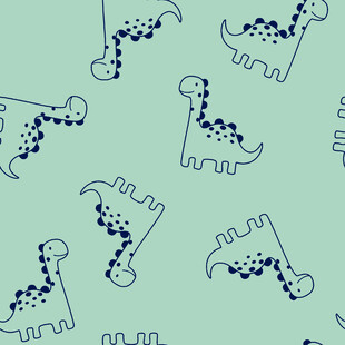 恐龙图案的清新背景设计