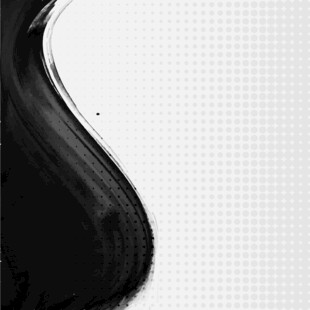 墨韵流淌的抽象背景图