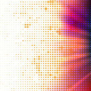 炫彩渐变半色调抽象背景图