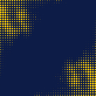 蓝底黄点抽象图案背景