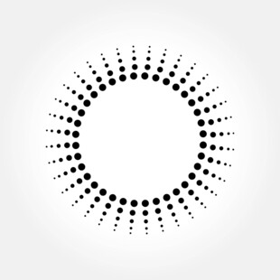 点状环形图案设计元素