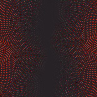 红色渐变波纹抽象背景图