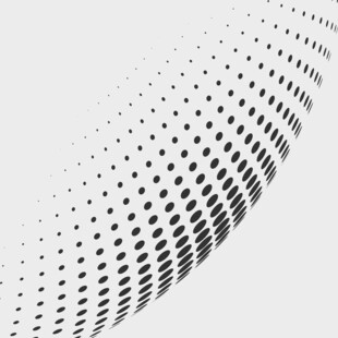 黑白点状流线抽象图案