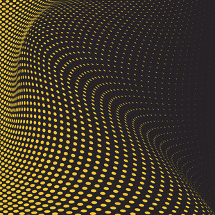 金色波点动感抽象背景图