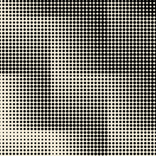 黑白半色调点状纹理图案