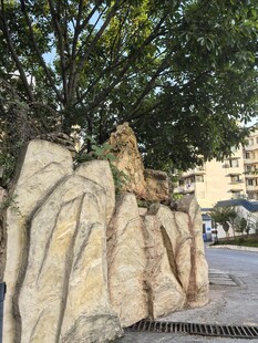 户外假山景观