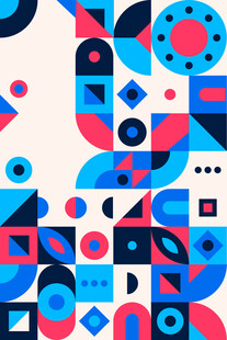几何抽象图案设计