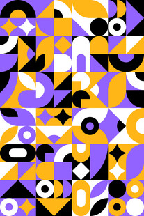 几何抽象图案背景设计