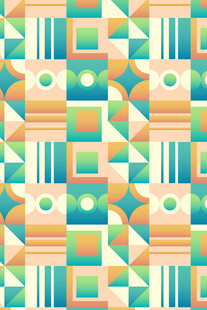 几何图案无缝背景纹理