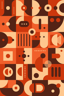 几何抽象图案背景设计