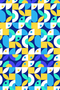 多彩几何图案背景设计