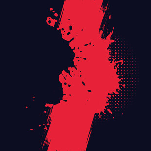 红色泼墨抽象背景图案