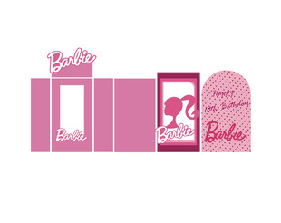 粉色主题美陈DP