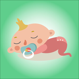 熟睡的可爱宝宝