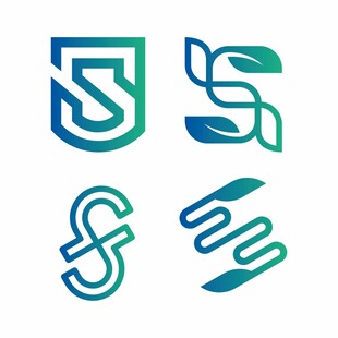 S字母标志设计