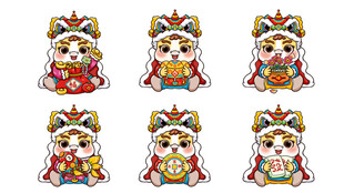 新年可爱招财猫摆件