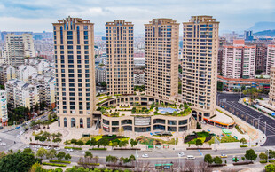 福建福州城市小区楼盘建筑