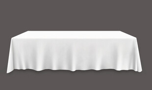 白色台布