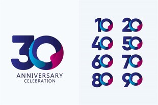 周年庆数字设计