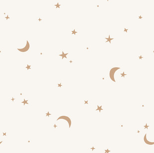 星星月亮简约背景图案