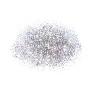 银色闪光颗粒装饰元素