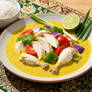 泰式鸡肉咖喱美食