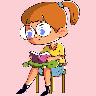 女孩阅读