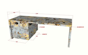3D岛台效果图