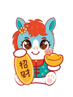 招财萌马