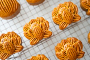 美味曲奇饼干整齐摆放