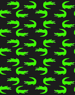 绿色鳄鱼图案背景纹理