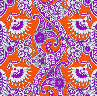 数码印花 腰果花