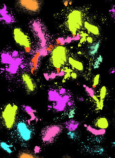 多彩泼墨艺术背景图