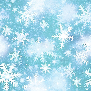 梦幻雪花背景图