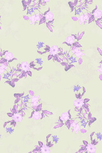 淡紫色花卉图案背景