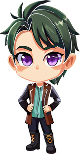 卡通男孩动漫男人孩童