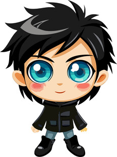 卡通男孩动漫男人孩童