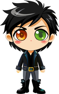 卡通男孩动漫男人孩童