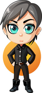 卡通男孩动漫男人孩童