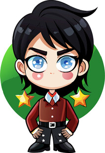 帅气卡通少年形象