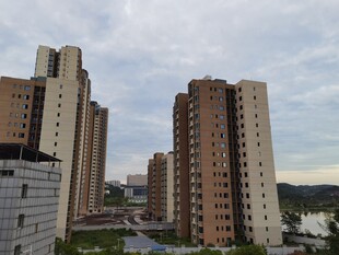 城市高层住宅区景观
