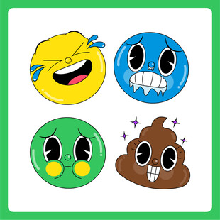 可爱表情符号集合