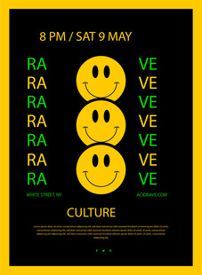 笑脸文化活动海报