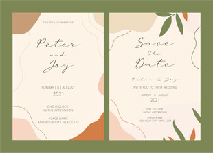 优雅婚礼请柬设计