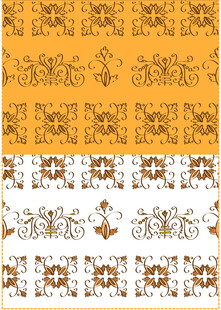 复古几何花纹图案设计