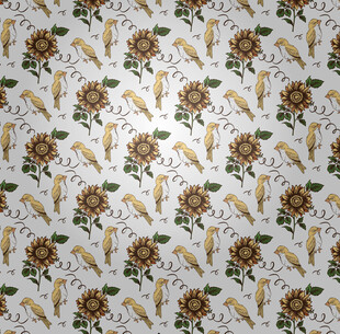 复古花卉图案壁纸